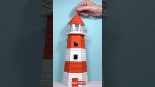 How To Make Lighthouse Of Cardboard | DIY lighthouse #shorts