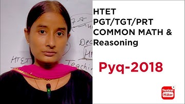 HTET COMMON MATH PYQ for HTET PRT/TGT/PGT #shzclasses #htet2024 #htet