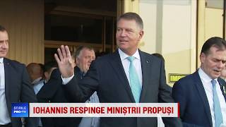 Iohannis Resping Categoric Propunerile De Miniștri Interimari