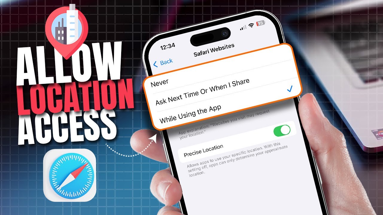 How to Allow Location Access on Safari in iPhone | Share Location on ...