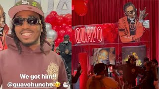 Quavo's Family Threw a Surprise Party for his 30th Birthday, Jacques sings Happy Birthday