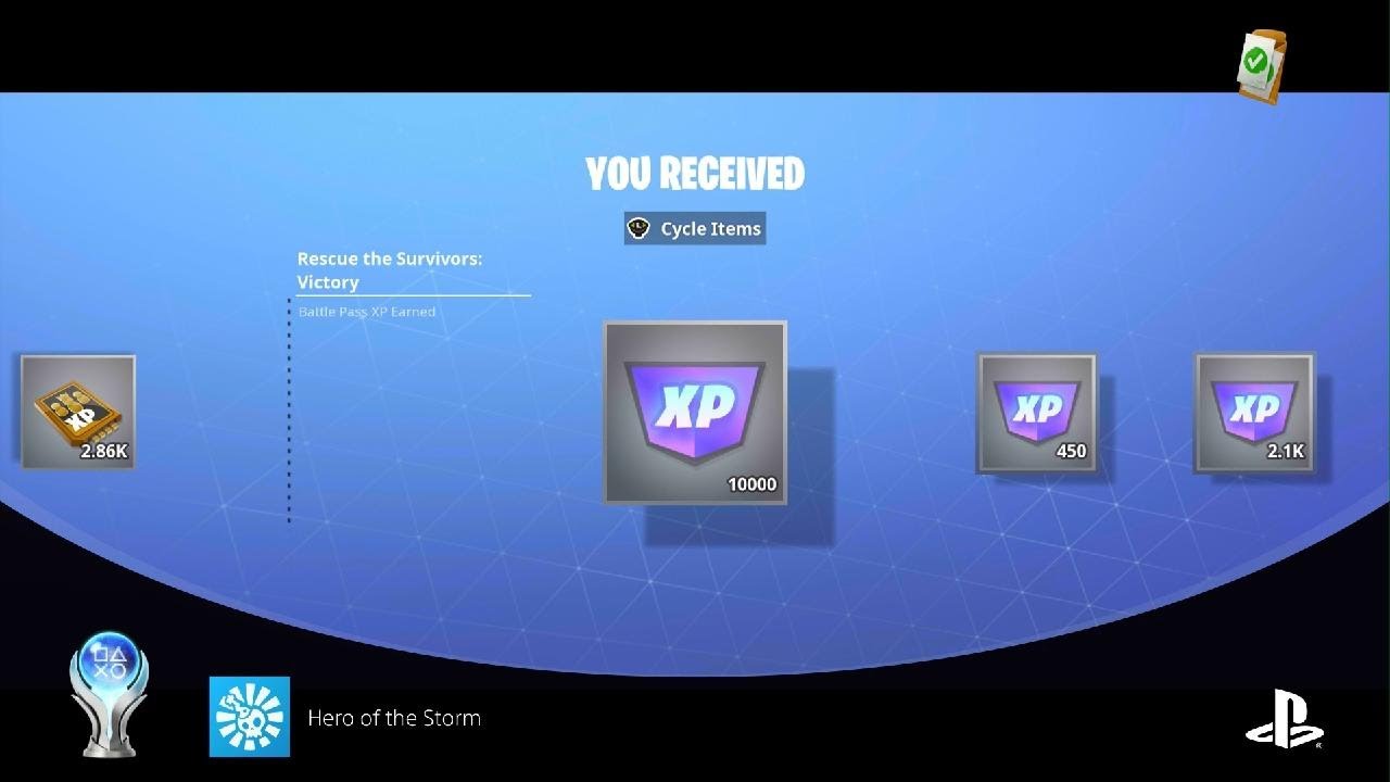 Fortnite platinum trophy, unlocked after 500 hours! YouTube