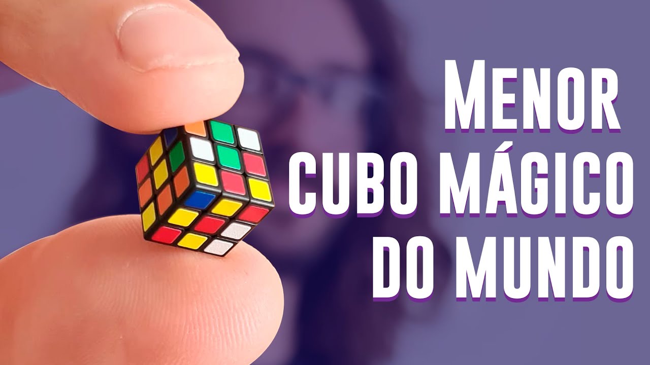 O MENOR CUBO MÁGICO DO MUNDO - 3x3x3 Cubelab de 1 cm 