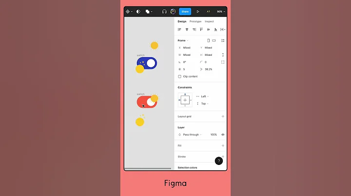 Let's make a switch in Figma #shorts