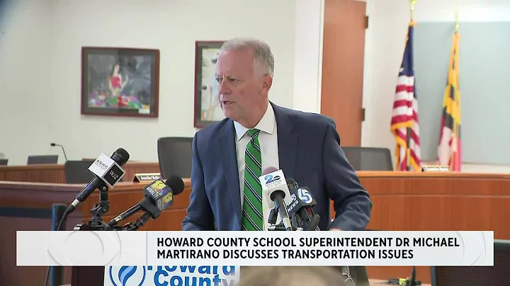 FULL PRESS CONFERENCE: Howard County Public Schools superintendent says impact of "transportation cr