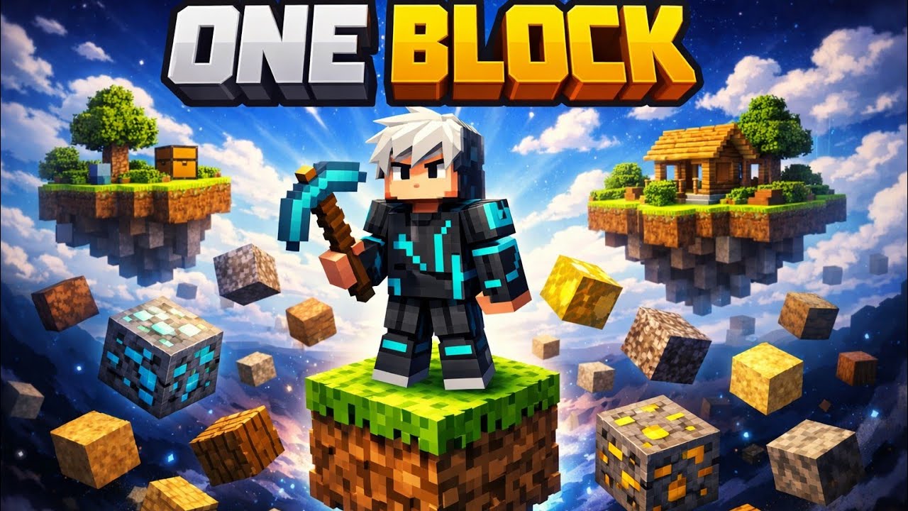 One Block Minecraft Live - YouTube