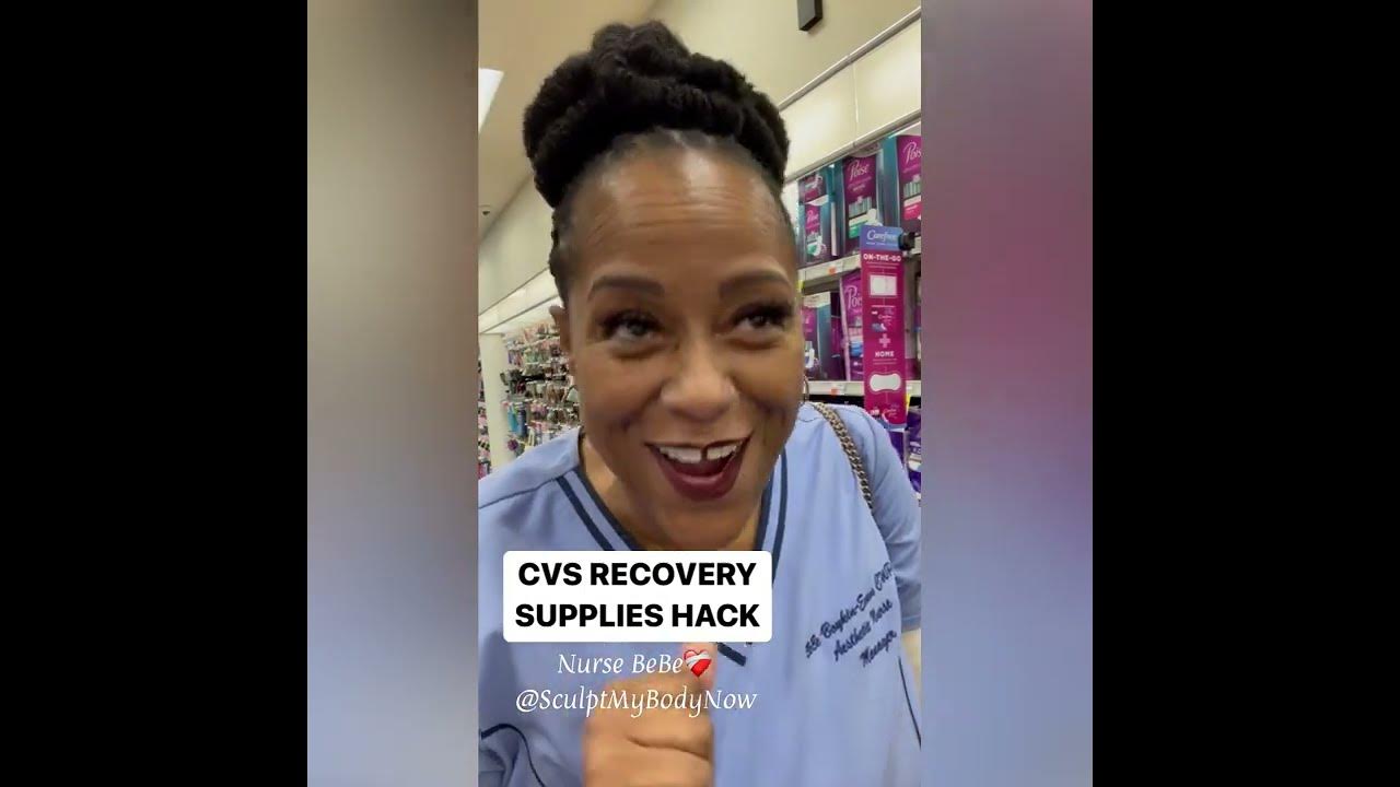 CVS RECOVERY SUPPLIES HACK for BBL SURGERY YouTube