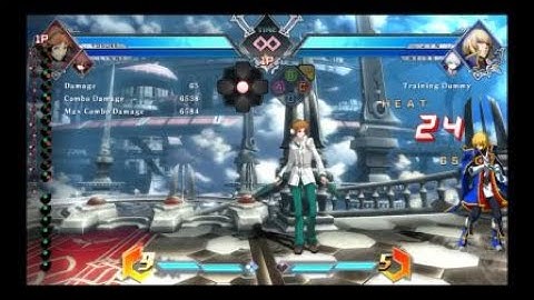 BLAZBLUE CROSS TAG BATTLE MAXIMUM DAMAGE Yosuke Distortion Combo 2