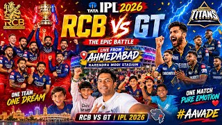 IPL Final Live Match From Narendra Modi Stadium | RCB VS GT | Crazy Fan For RCB | IPL 2026