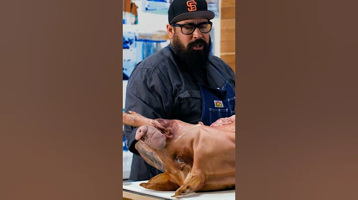 Pig break down #wholehog #butcher #cooking