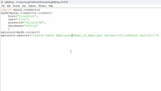 how to create table in Mysql through python in hindi and english@COMPUTEREXCELSOLUTION #python