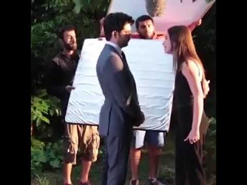 Neslihan Atagül Kara Sevda Behind the scenes