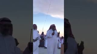 ترحيبه الشاعر الكبير عبدالله الحميدي الاثلي بربعنا بني قشير