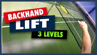 Badminton backhand lift  from beginner to advanced