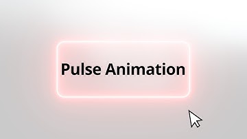 How to add a pulse animation to a button with elementor pro