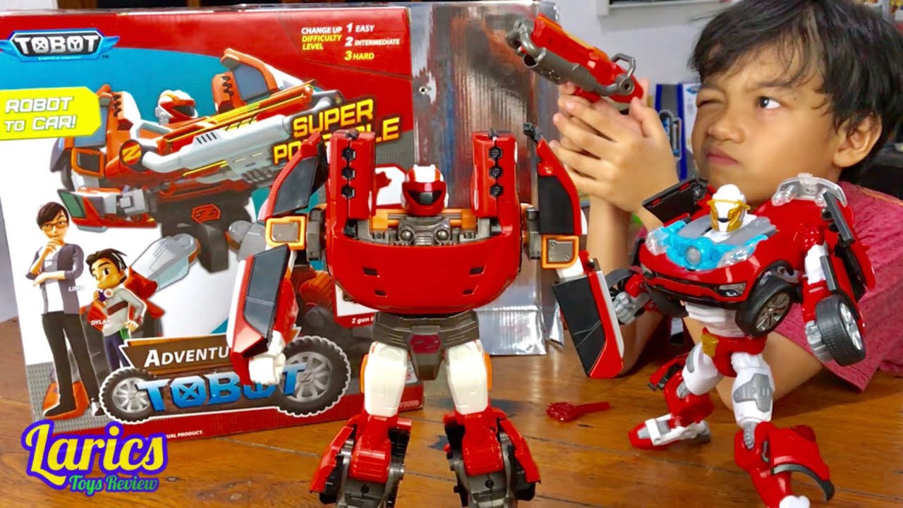 Hai teman-teman, Kali ini Superduper Ziyan lagi main mainan anak yaitu Tobot R sama Tobot W. Tobot R. 