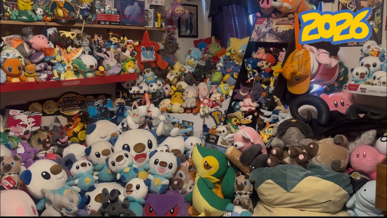 My 2026 Pokémon Plush Collection! - YouTube