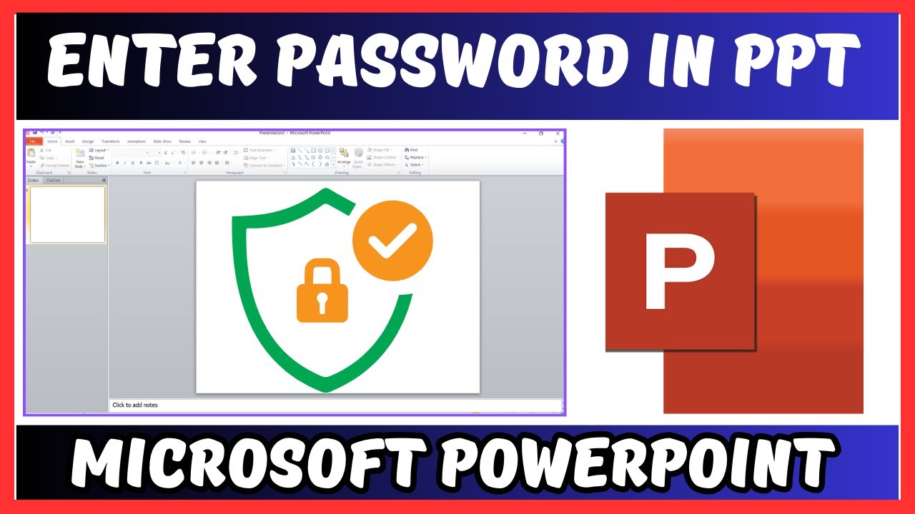 How to Give Password in PowerPoint File in Hindi - YouTube
