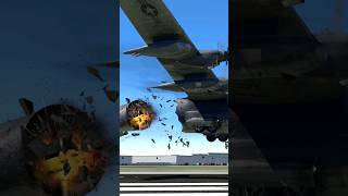 US Airforce C-130 Crash on Runway #shorts