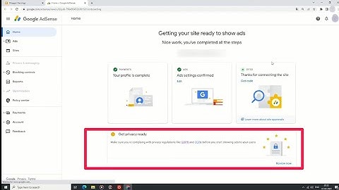 GDPR and CCPA before you start showing ads tu your users on Blogger #blogger #gdpr #ccpa #adsense
