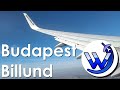 ✈ Ryanair - Clear weather and windy landing - Budapest to Billund - 9H-QDX