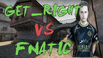 CSGO: POV NiP GeT_RiGhT vs fnatic (33/25) inferno @ Gfinity 2015 Champion of Champions