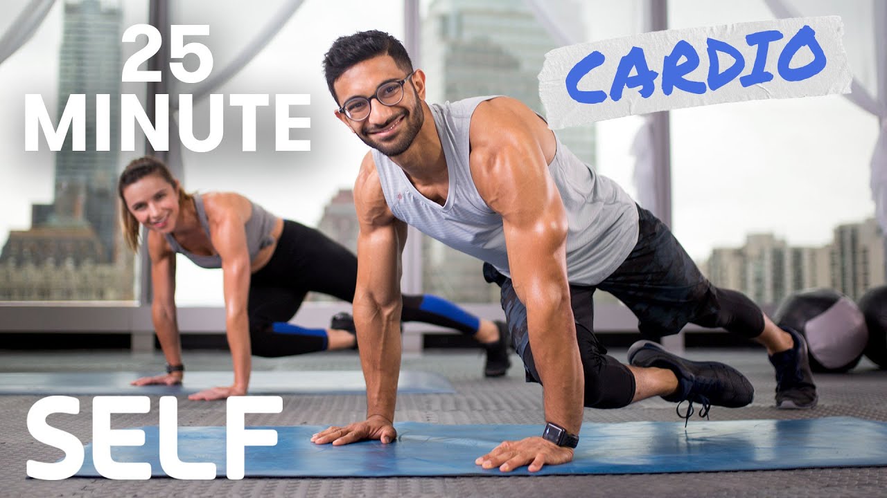 25 Minute Full Body Cardio Workout - No Equipment With Warm-Up and  Cool-Down