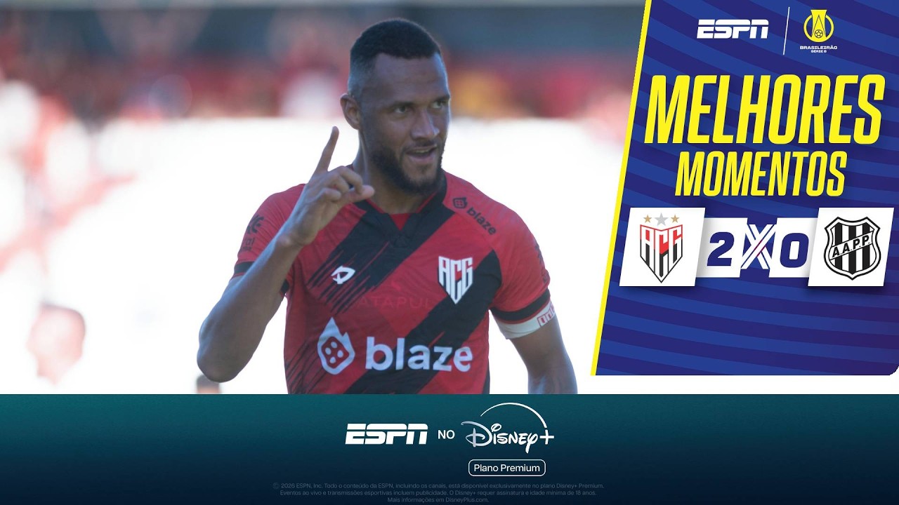 ATLÉTICO-GO VENCE COM AUTORIDADE E IMPÕE A 11ª DERROTA DA PONTE PRETA NA SÉRIE B | MELHORES MOMENTOS