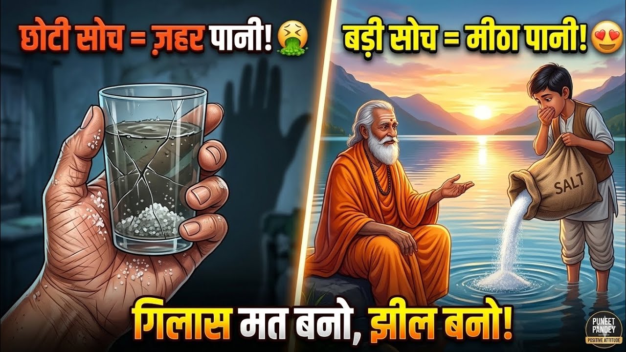 गिलास मत बनो झील बनो।। Supar motivational story #motivation #story