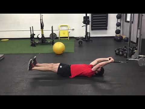 Cable Hollow Body Hold with Pullover To Single Leg Knee Tuck