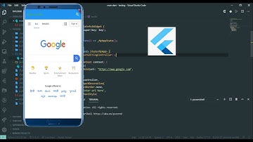 How to create browser in flutter | Browser | Flutter | WebView