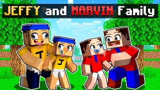 Jeffy and Marvin ADOPT a FAMILY in Minecraft!