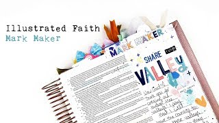 Illustrated Faith Mark Maker Kit | Stamping with Neocolor ii Crayons