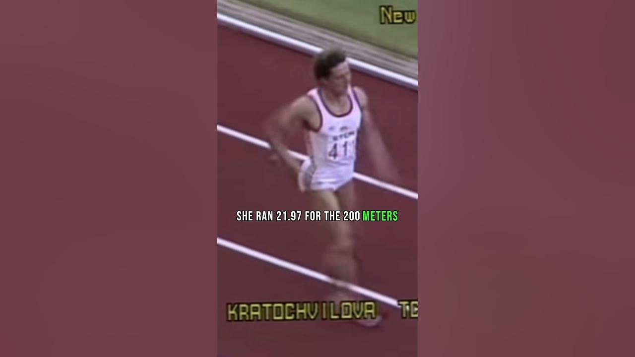 Women s 800m world record holder jarmila kratochvilova youtube
