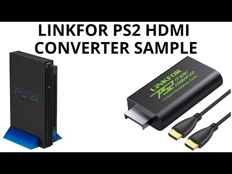 LiNKFOR PS2 to HDMI Converter with 3ft HDMI Cable for Sony Playstation 2 PS2 to HDMI Adapter