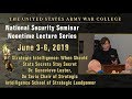 Strategic Intelligence - NSS noon time lecture - Dr. Genevieve Lester