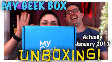 UNBOXING! My Geek Box January (For Real) 2017 - #Marvel #StarWars #Transformers