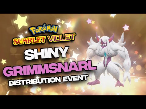 Pokémon Scarlet and Violet - Shiny Grimmsnarl - Event Pokémon