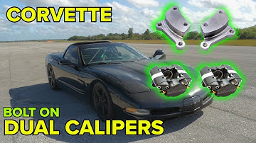 C5 / C6 Corvette Dual Caliper Bracket Install (Drift HQ)