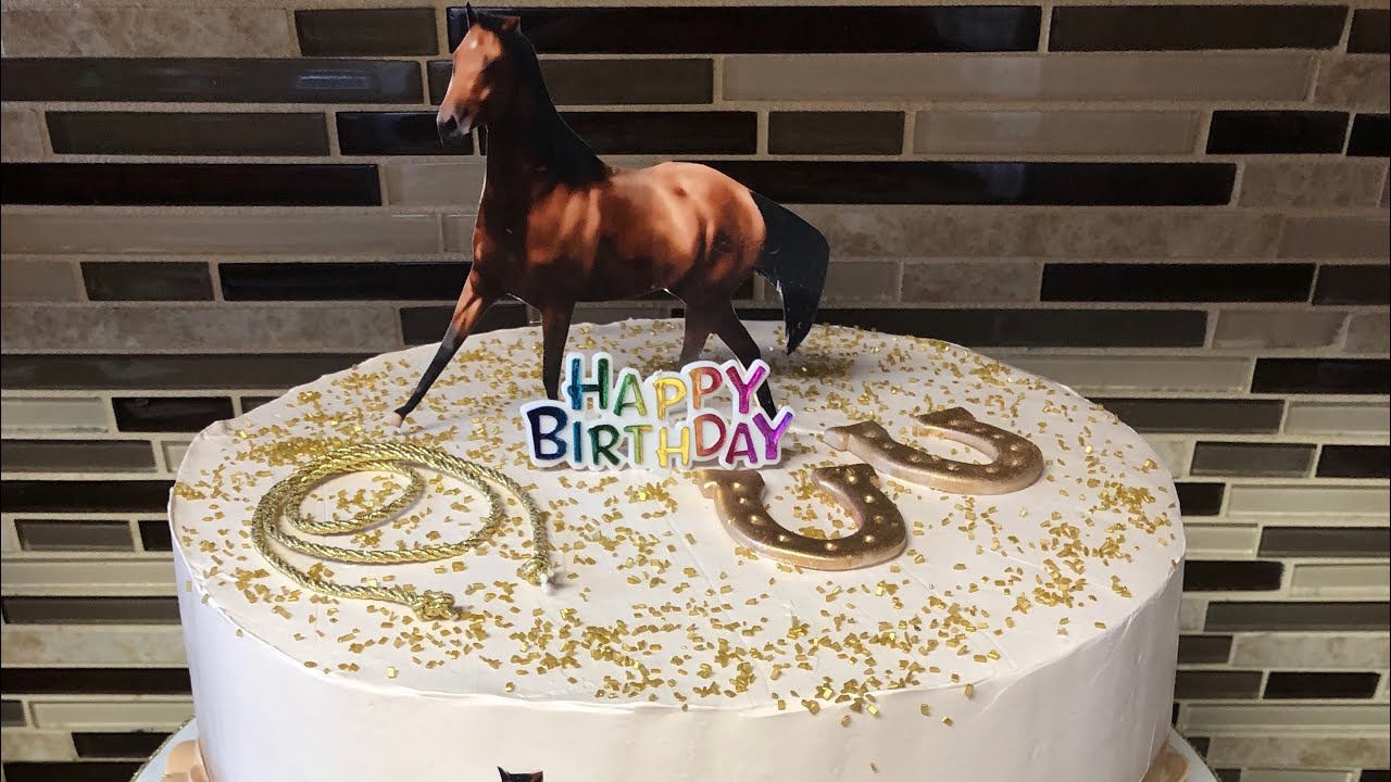 Mis pasteles con decoración de Caballos🐴🐴