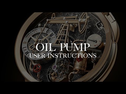The Jacob Co Oil Pump User Instructions 