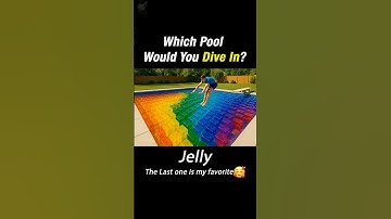 Which Pool Would You Dive In? AI ASMR Oddly Satisfying #asmr #ai #asmrsounds #pool #sleep