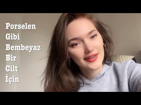 Bembeyaz bir cilt için& yüz yogası buzu