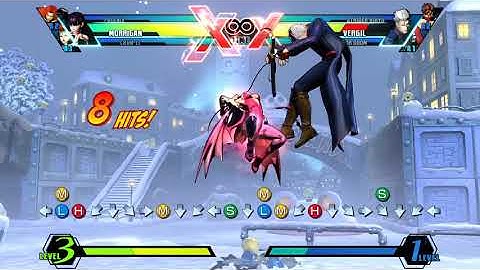 umvc3 morrigan midscreen tac infinite