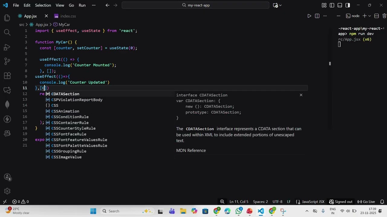 React Hooks Chapter 3: Mastering useEffect | Side Effects, Cleanup & Real Examples