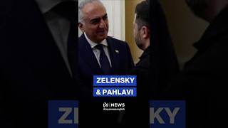 Zelensky Meets Exiled Iranian Crown Prince Reza Pahlavi