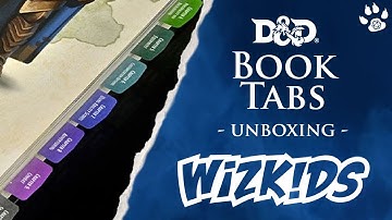 D&D BOOK TABS - WizKids - UNBOXING - Band of Badgers