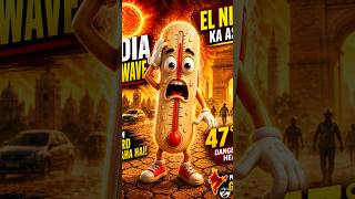 India भारत में बढ़ती गर्मी का खतरा!🌡️ | El Niño Warning Shorts #shorts #facts