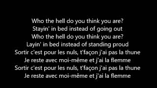 Angèle - Flemme (LYRICS/paroles)