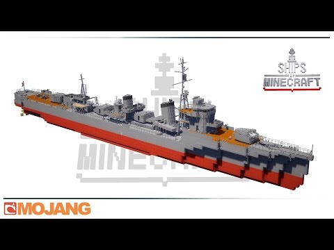 Minecraft 陽炎型駆逐艦を作ってみた Youtube